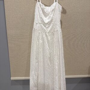 Reformation Katarin Dress Ivory - Size 10